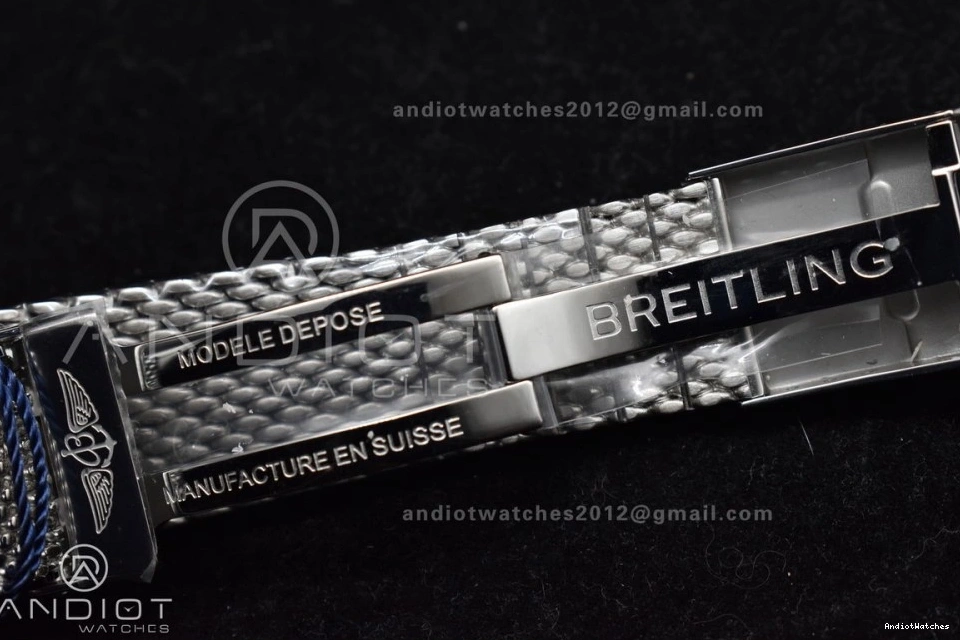 Bezel 1172 Dial Bracelet 42mm RG SS and on II WaterResistant Blue Ceramic BLSF Bezel Mesh Blue A SuperOcean Heritage 0510